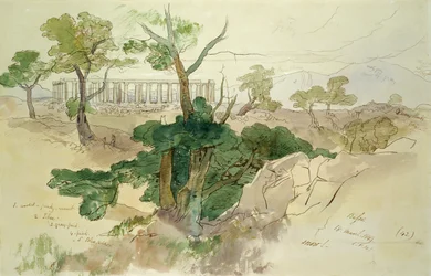 Tempel in Bassae, 1849